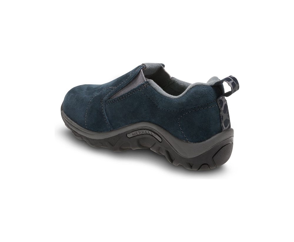 Merrell Slip Ons Navy - Jungle Moc - Kids 96DAWBISH